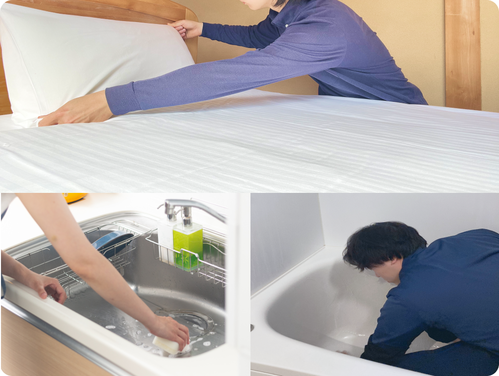 京都の川沿いの住宅